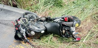 Motociclista muere tras derrapar en la autopista Ocozocoautla-Arriaga